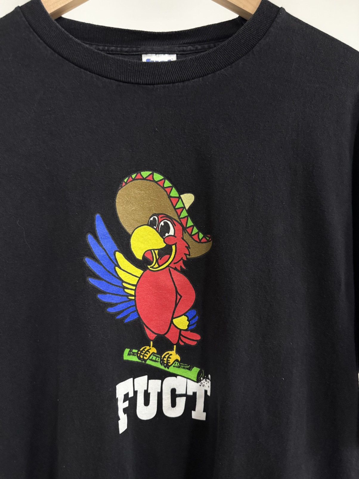 FUCT Fuct Sombereo Parrott Bird Cocaine Tee Black XL RARE Size US XL / EU 56 / 4 - 2 Thumbnail