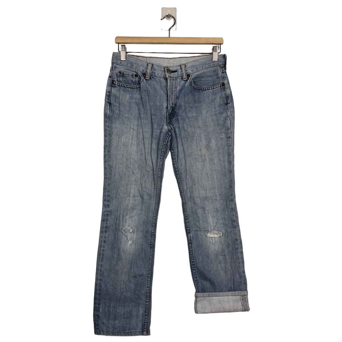 Levi's Made & Crafted 🔥VINTAGE LEVI’S DISTRESSED DENIM JEANS ACID WASH Size US 28 / EU 44 - 9 Thumbnail