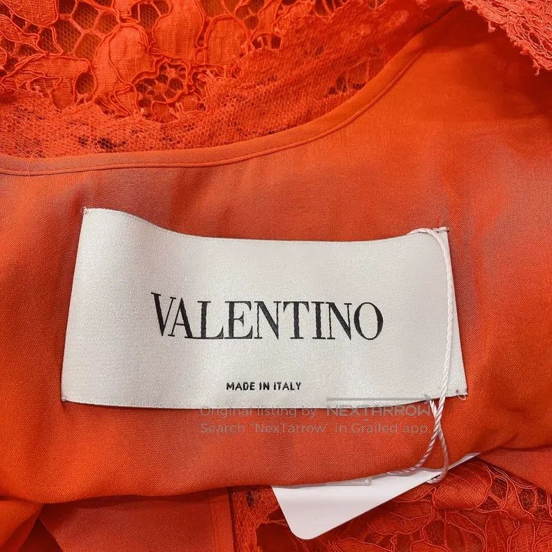 Valentino Valentino Red lace dress Size S / US 4 / IT 40 - 5 Thumbnail