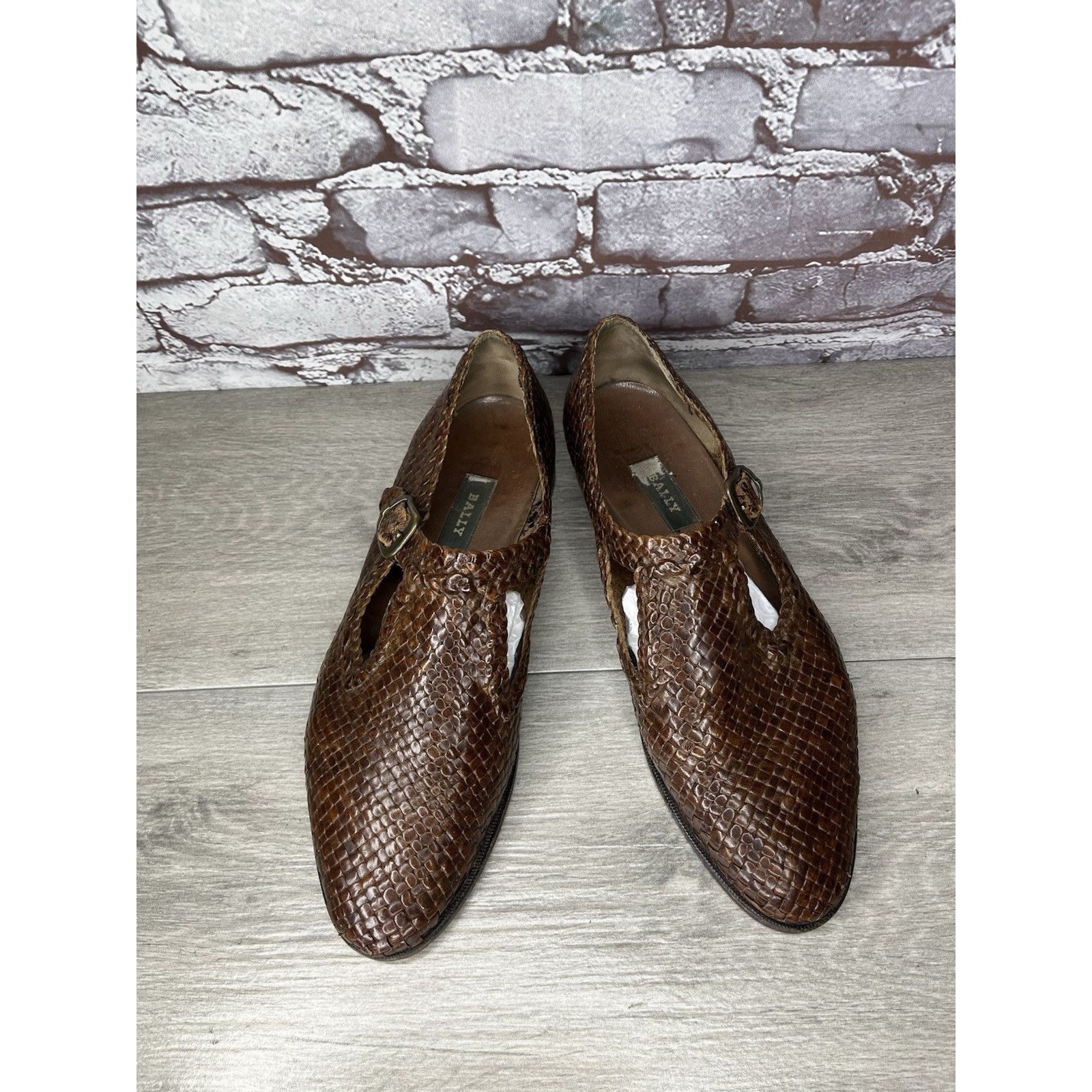 Bally VTG Bally Seville Leather Woven Monk Strap Loafers Shoes Bro Size US 8.5 / EU 41-42 - 2 Thumbnail