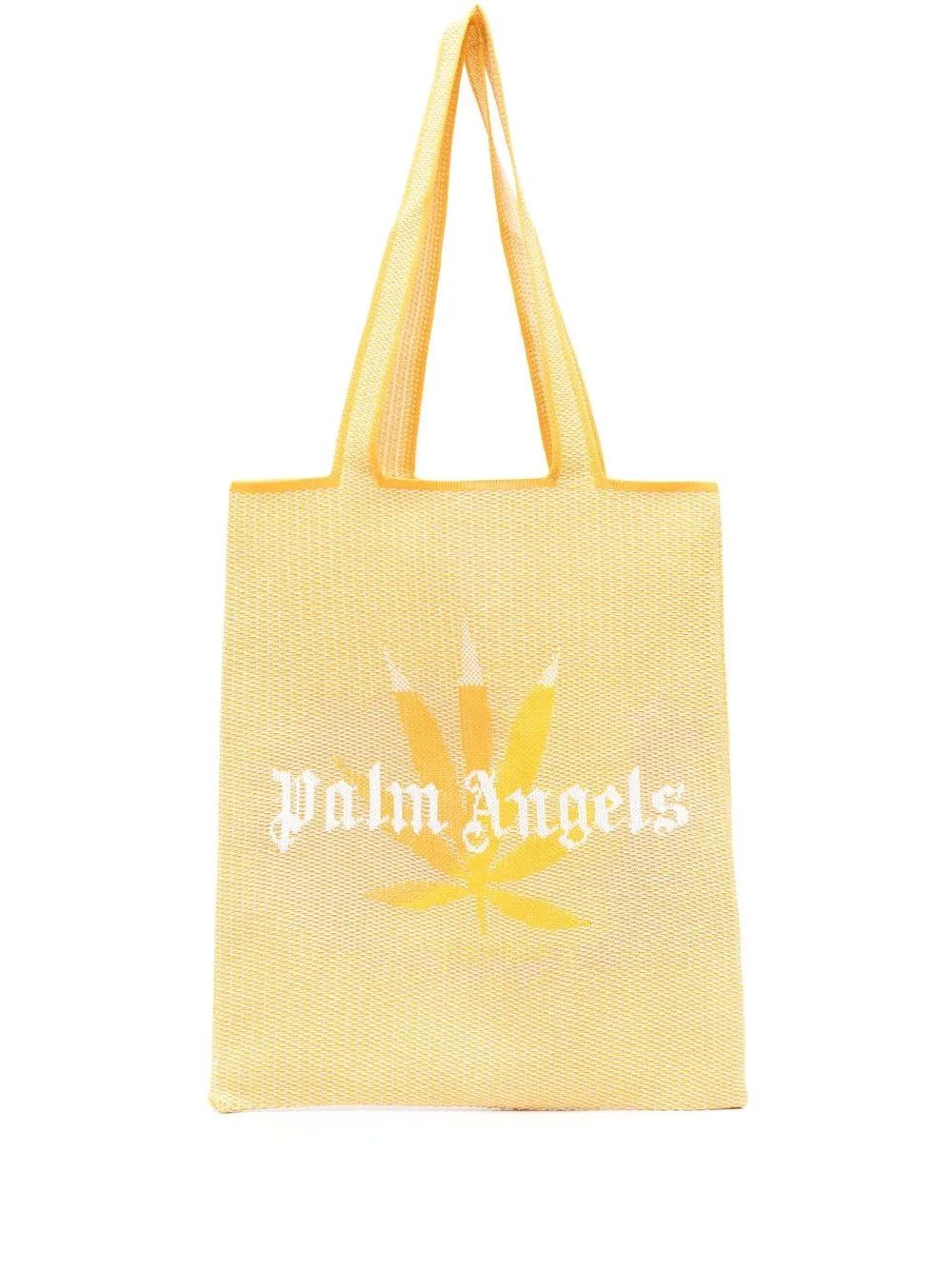 Palm Angels o1y0325 Size : OS / Logo Shoulder Bag in Yellow Size ONE SIZE - 1 Thumbnail
