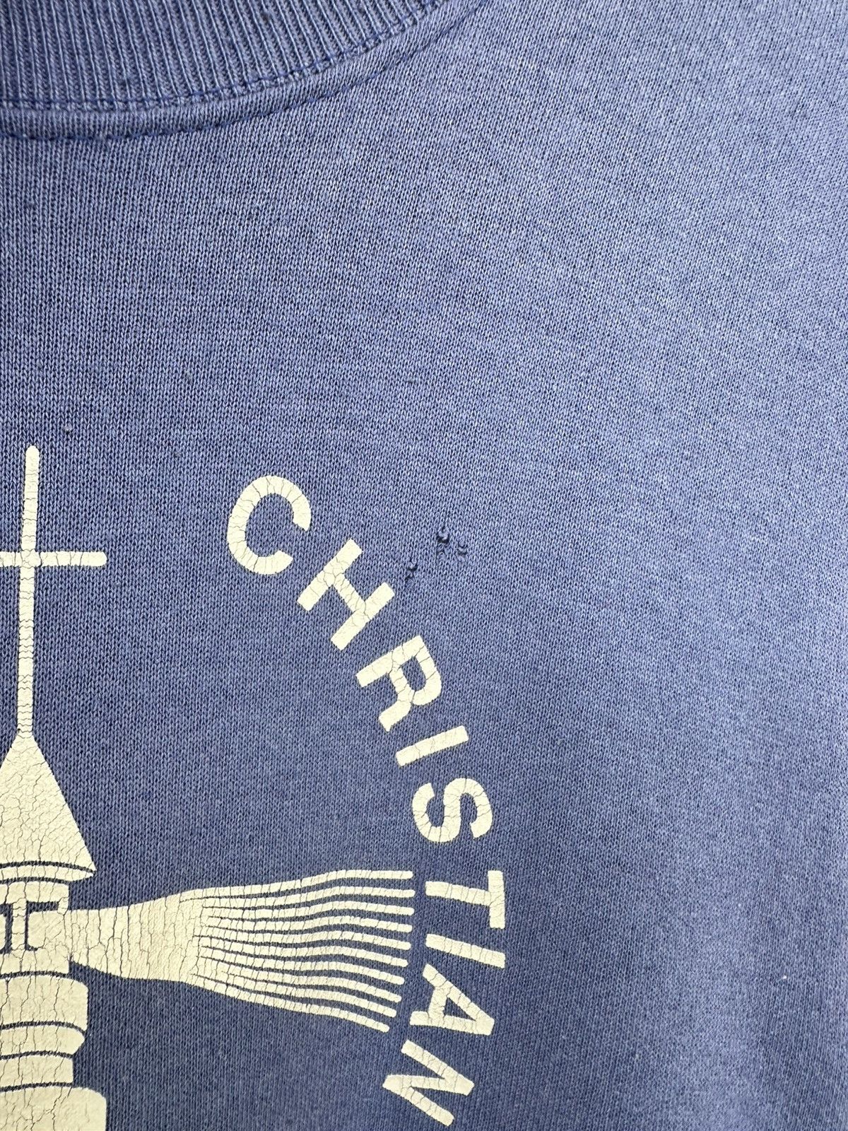 Vintage Sun Faded Lee Jesus Tee ERD Style Crewneck Size US M / EU 48-50 / 2 - 8 Thumbnail