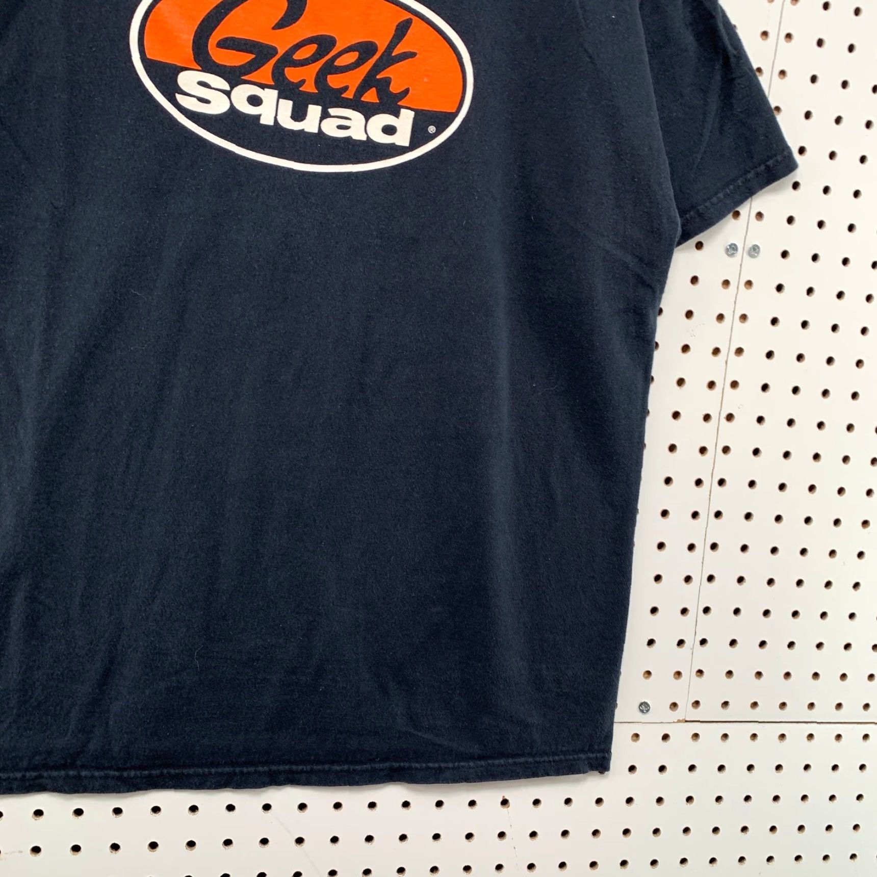 Fruit Of The Loom VINTAGE Geek Squad Shirt Mens XL Black Cyber Punk Best Buy Short Sleeve Employee Mall Size US XL / EU 56 / 4 - 7 Thumbnail