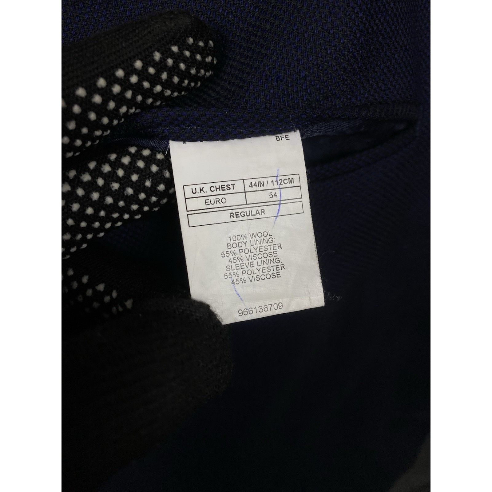 Hardy Amies Hardy Amies Men's Summer Wool Blazer Sportcoat Jacket Size Size 54R - 10 Thumbnail