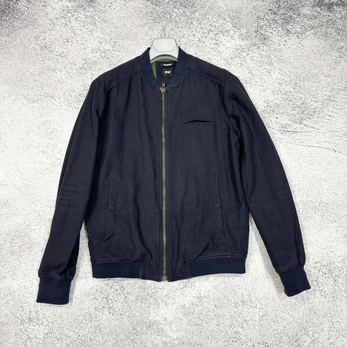 Designer × Officina36 Officina 36 Mens Cotton Bomber Jacket M-L size Size US L / EU 52-54 / 3 - 1 Thumbnail