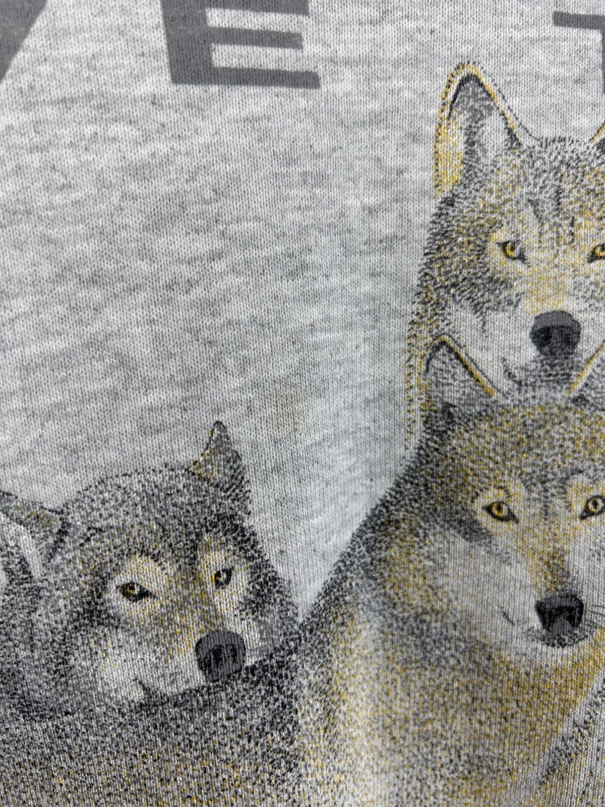 Vintage 90s Vintage Save The Wildlife WWF Wolf Pack Sweat Crewneck Size US L / EU 52-54 / 3 - 6 Thumbnail
