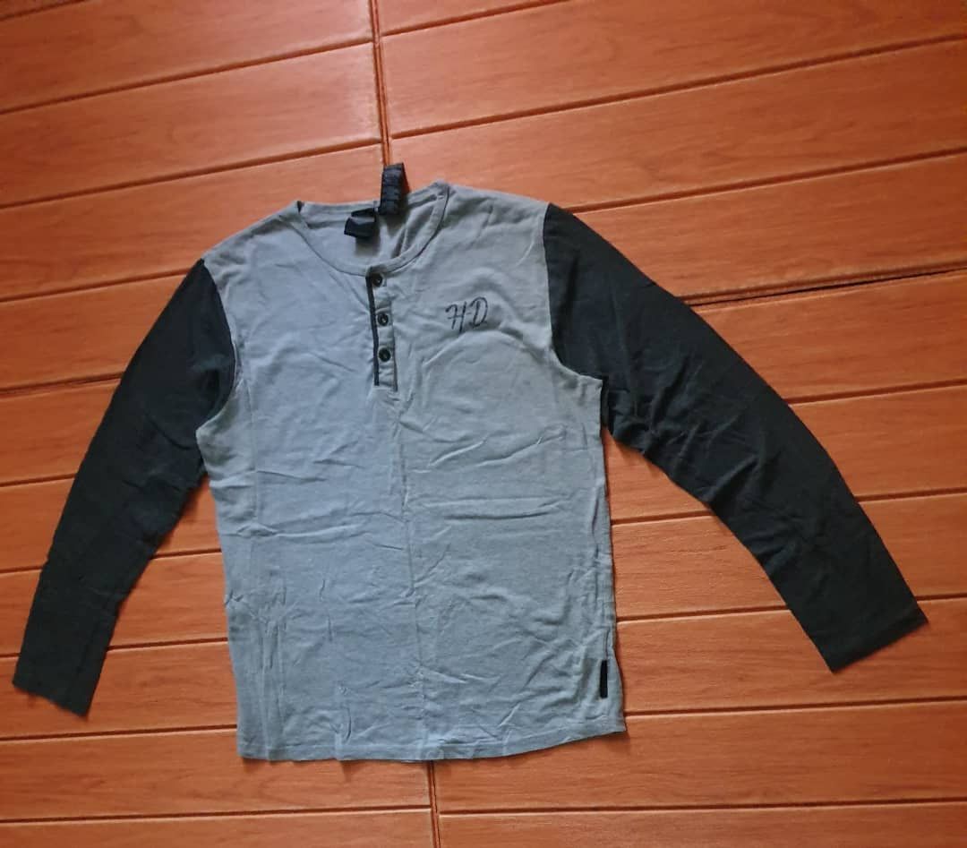 Harley Davidson Harley Davidson grey colour longsleeve shirt Size US M / EU 48-50 / 2 - 5 Thumbnail