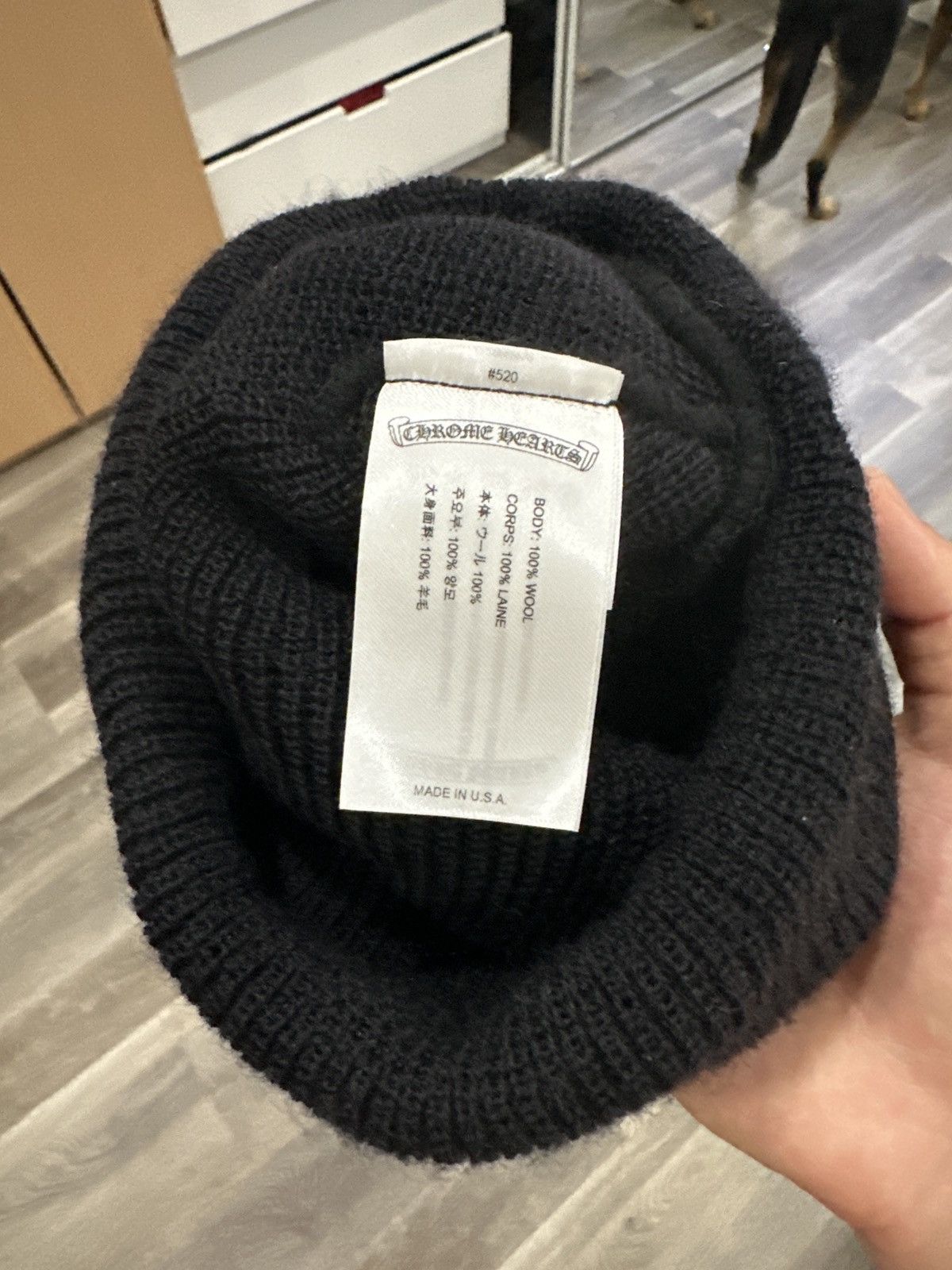 Chrome Hearts Chrome Hearts Horseshoe Beanie Size ONE SIZE - 3 Thumbnail