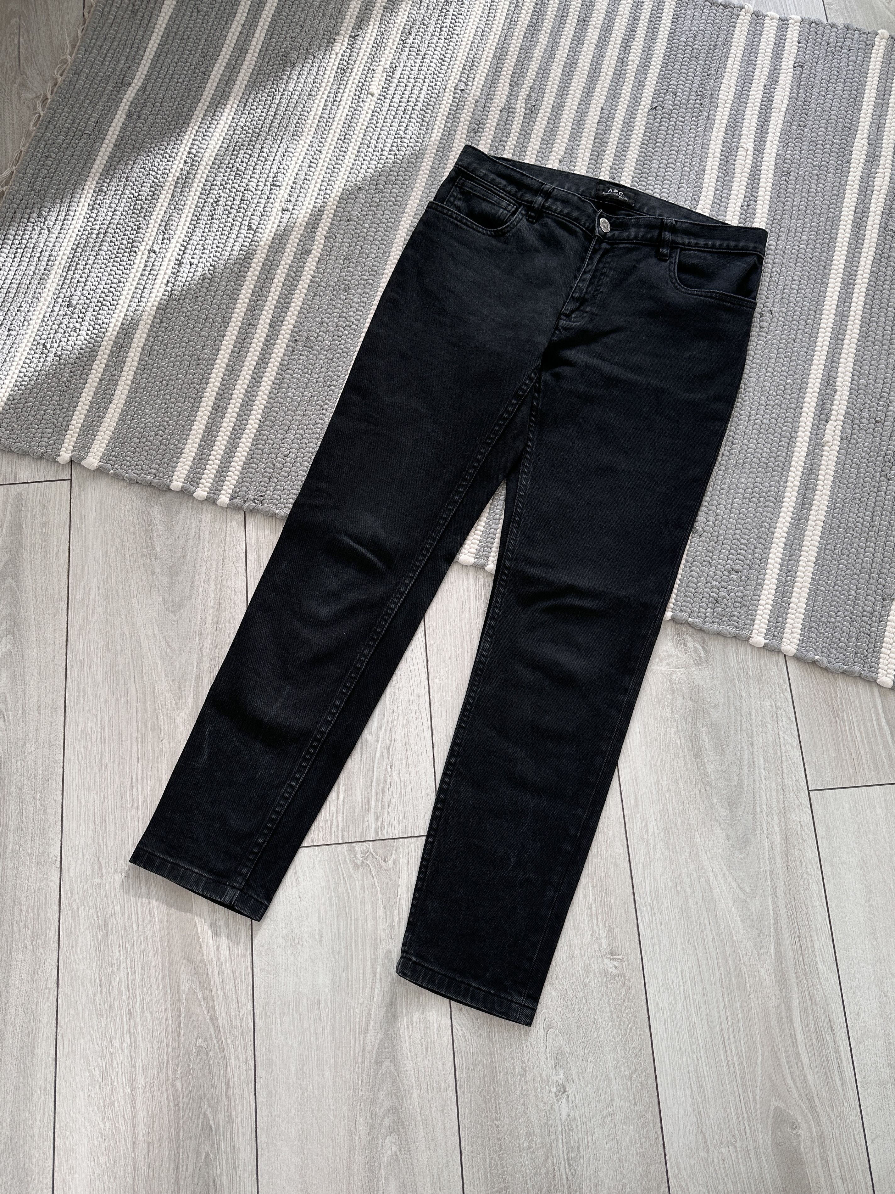 A.P.C. A.P.C. Black Denim Jeans Skinny Pants Size 30" / US 8 / IT 44 - 1 Thumbnail