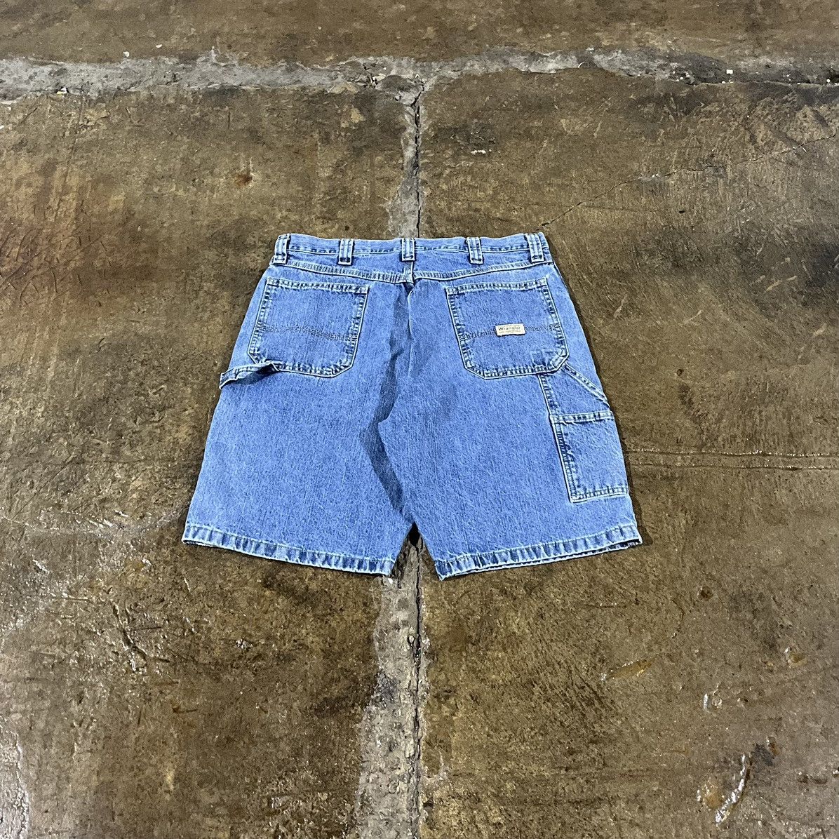 Carhartt × Vintage × Wrangler Crazy Carhartt Style Wrangler Carpenter Jorts Skater Shorts Size US 34 / EU 50 - 1 Thumbnail
