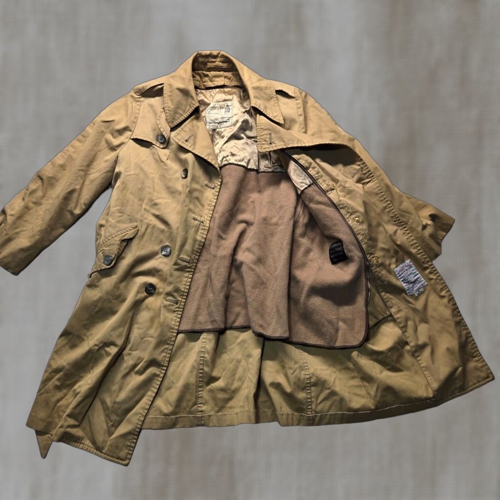 London Fog VINTAGE London Fog Trench Coat Coat Womens 12P Brown Wool Lined 90s Theme Mens? Size XL / US 12-14 / IT 48-50 - 1 Thumbnail