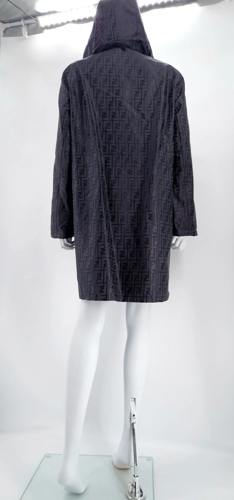 Fendi Fendi Zucca FF Monogram Hooded Trench Coat Size S / US 4 / IT 40 - 10 Thumbnail