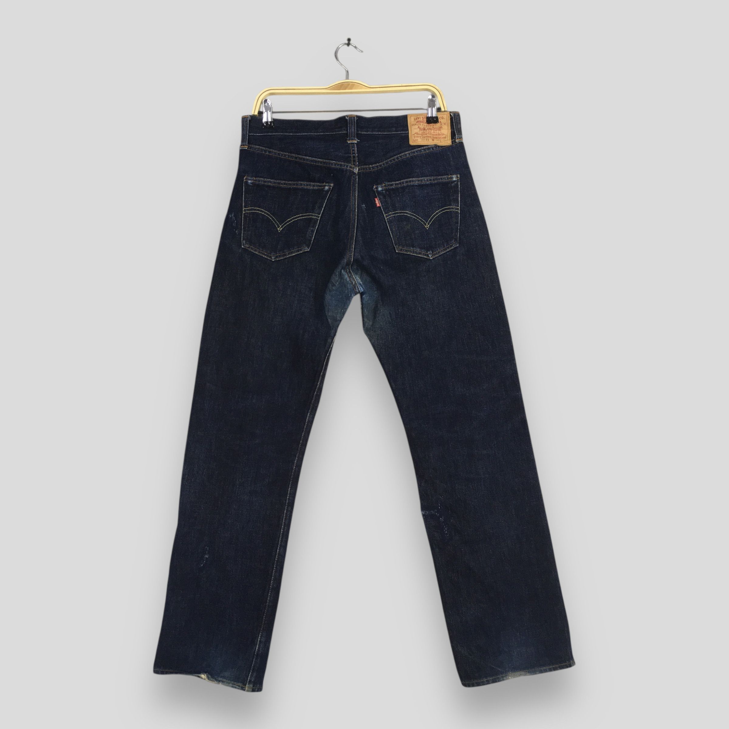 Levi's ize 34x29.5 Vintage 90s Levi's 501XX Big E Jeans S1352 Size US 34 / EU 50 - 7 Thumbnail