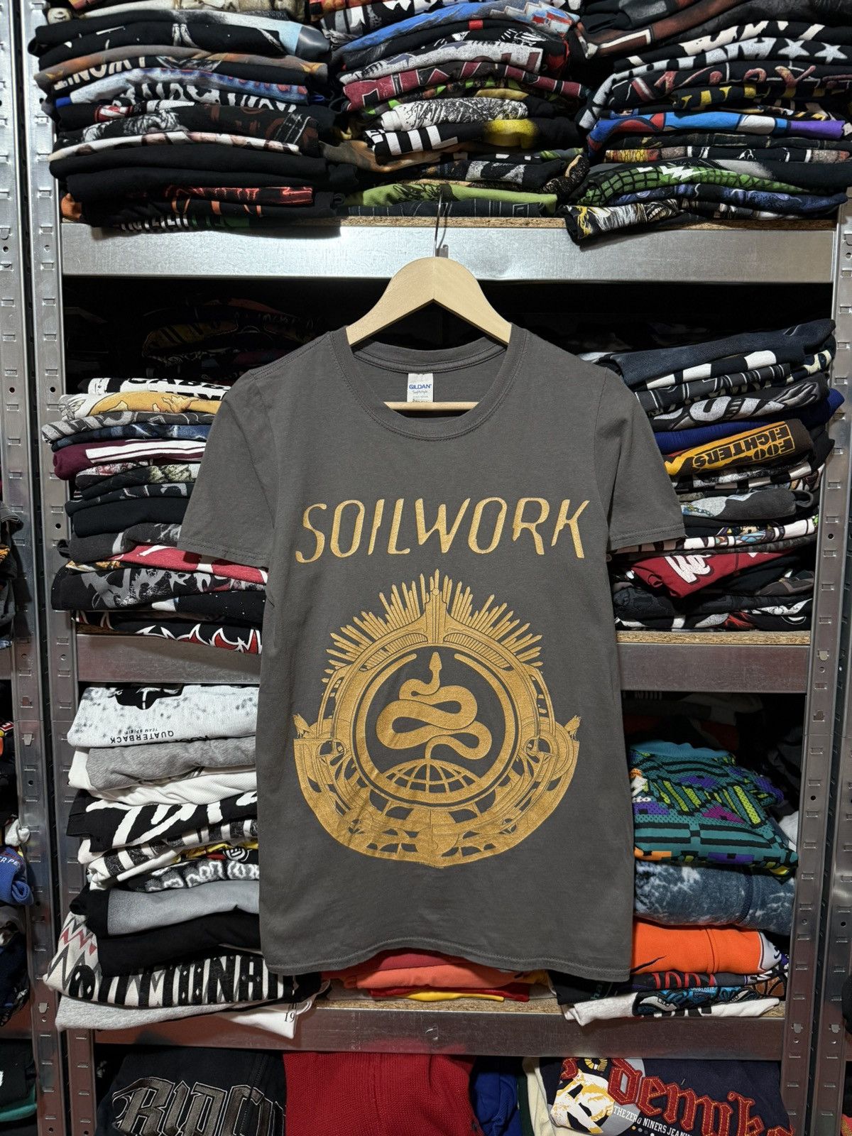 Band Tees Vintage 2019 Soilwork Verkligheten Rock T-Shirt Y2K Hype Size US S / EU 44-46 / 1 - 1 Thumbnail
