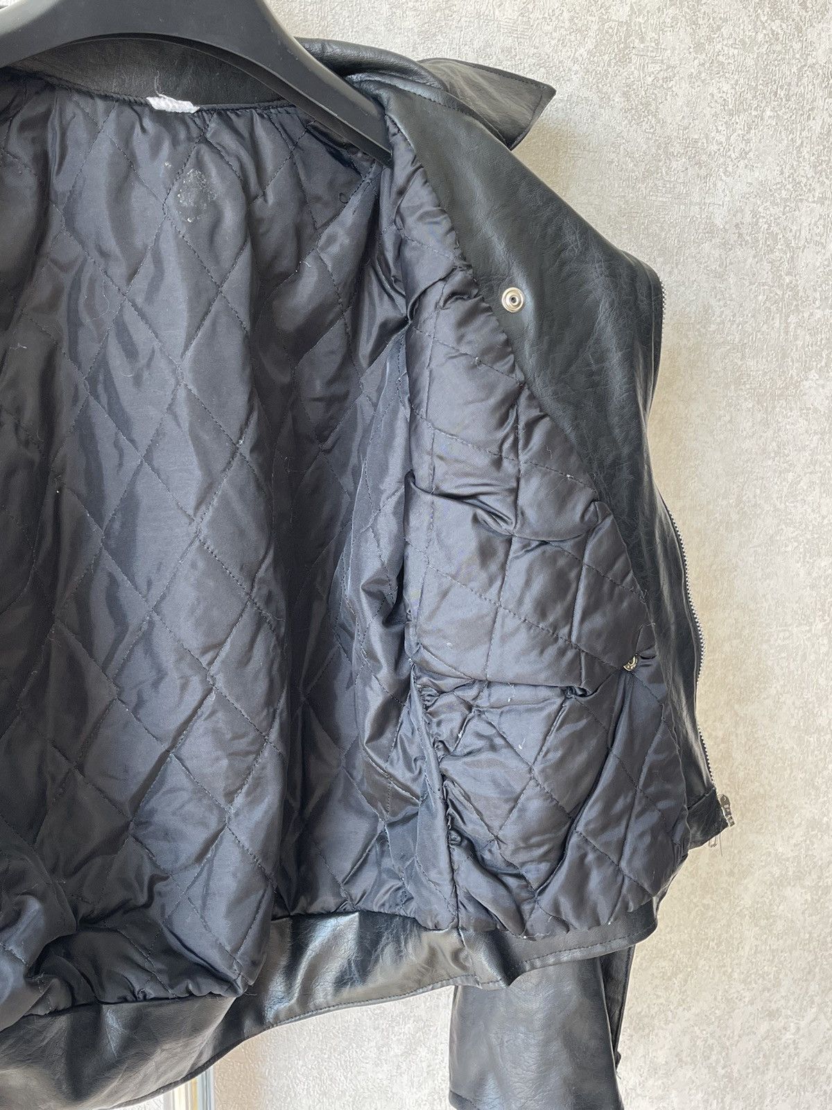 Vintage Vintage Faux Leather Perfecto Biker Jacket / Double Rider Size XS / US 0-2 / IT 36-38 - 13 Thumbnail