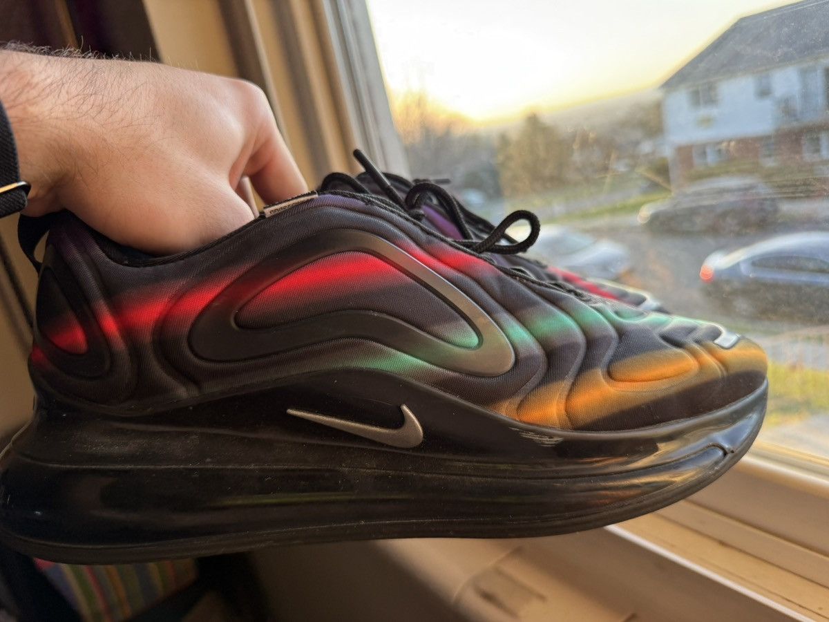 Nike Air max 720 black multi color men’s size 10.5 Size US 10.5 / EU 43-44 - 2 Thumbnail