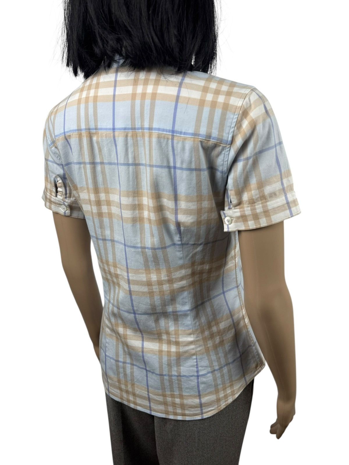 Burberry Burberry Vintage Checkered Shirt Button Up Short Sleeve Size S / US 4 / IT 40 - 7 Thumbnail