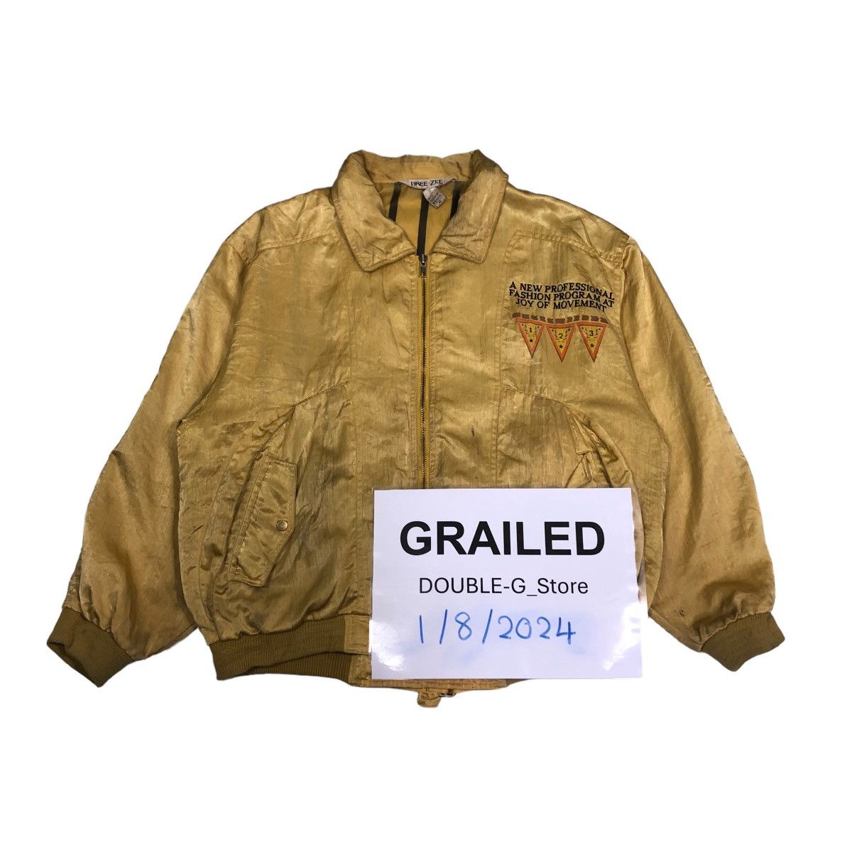 Japanese Brand × Vintage 📌VINTAGE BOMBER JACKET BREE-ZEE BIG LOGO JAPAN Size US M / EU 48-50 / 2 - 1 Thumbnail