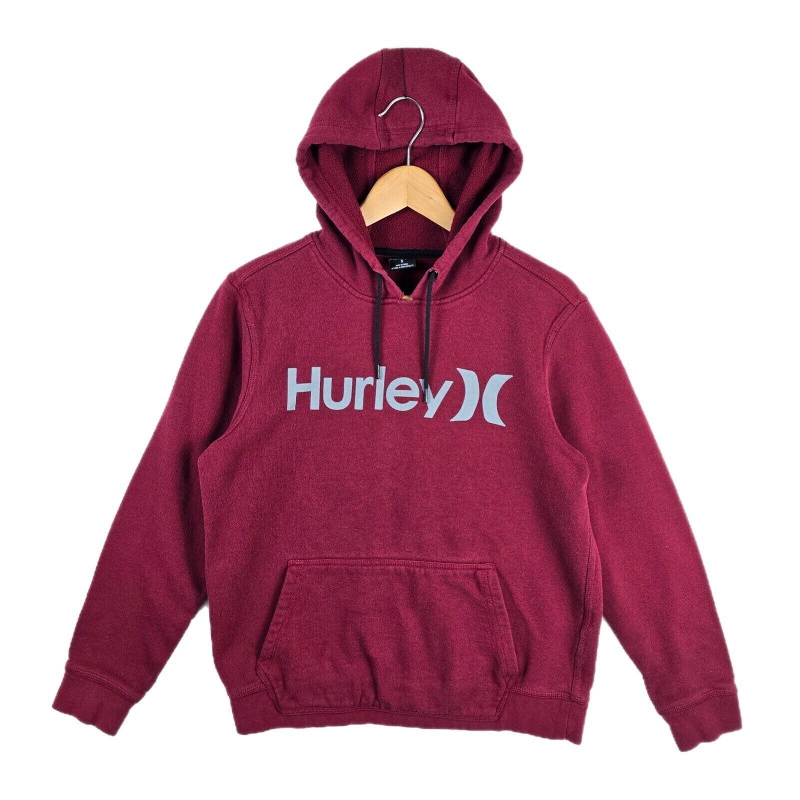 Hurley Hurley Hoodie Small Burgandy Logo Pullover Hoodie Y2K vtg Size US S / EU 44-46 / 1 - 1 Thumbnail
