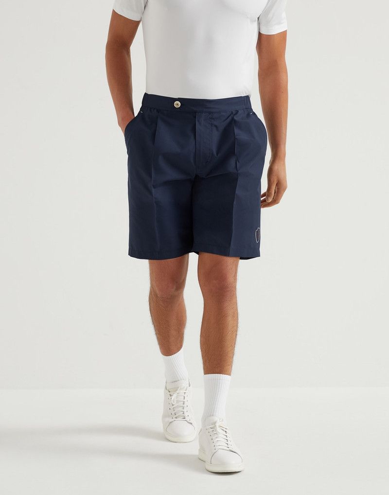 Brunello Cucinelli o1la1rc1a0326 Bermuda Shorts in Blue Size US 30 / EU 46 - 1 Thumbnail