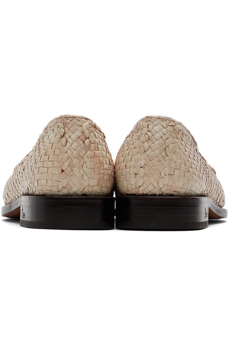 Marni o1y1025 Leather Loafers in Off-White Size US 6 / IT 36 - 4 Thumbnail