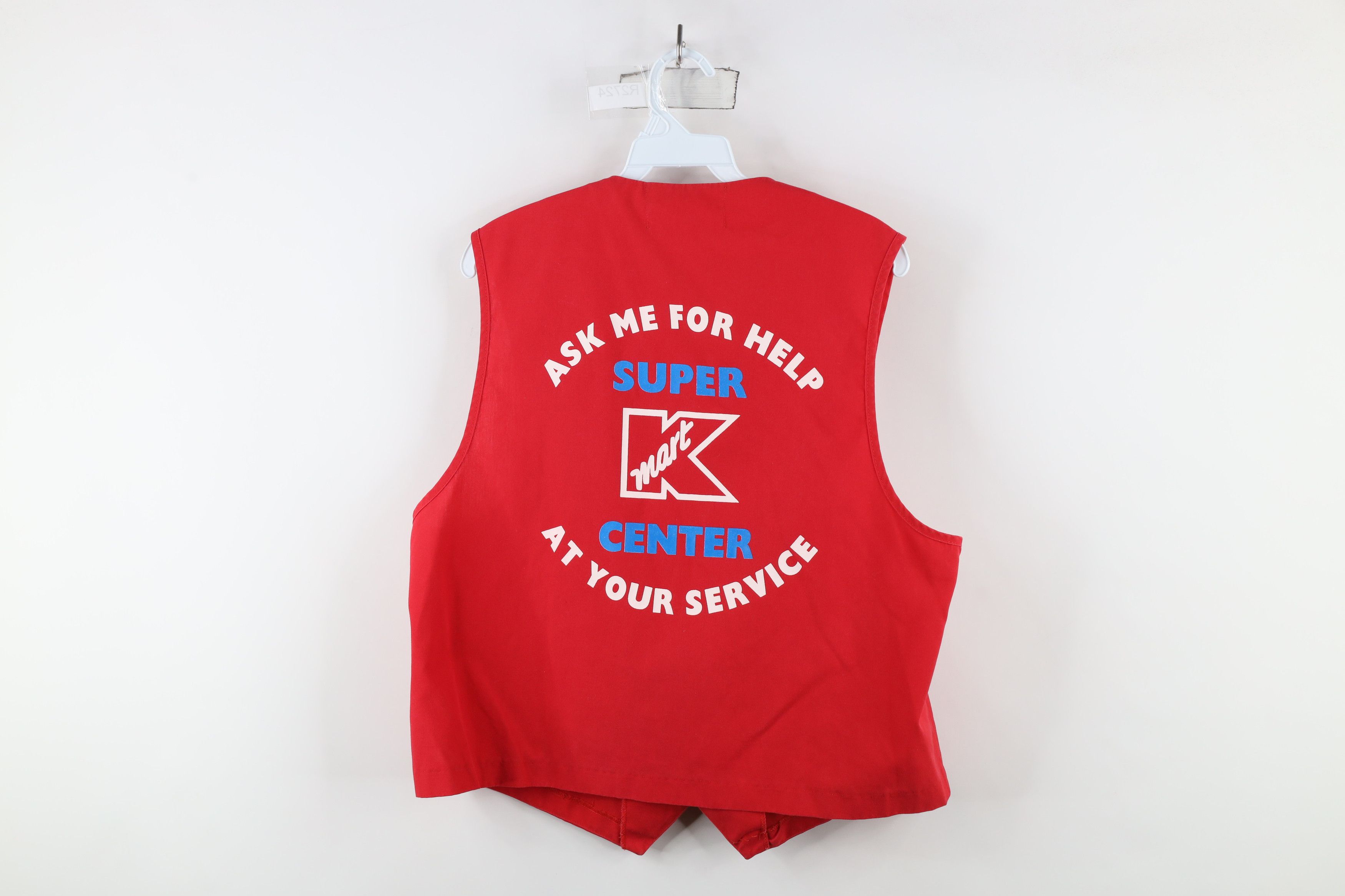 Vintage Vintage 90s Streetwear Super K Mart Center Greeter Vest Size US L / EU 52-54 / 3 - 11 Thumbnail