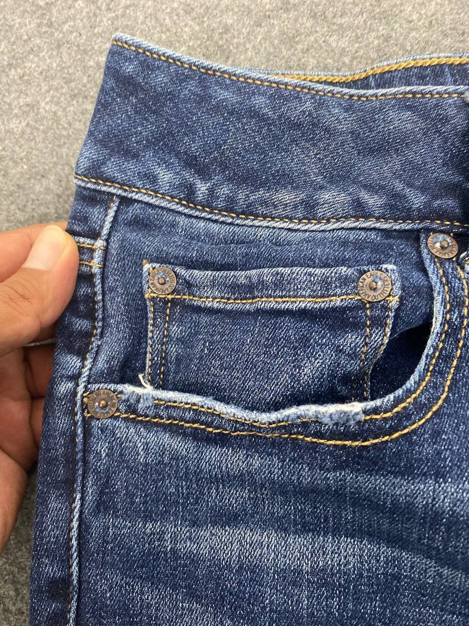 American Eagle Outfitters american eagles stretch artist bootcut flare distresseddenim Size 36" / US 14 / IT 50 - 12 Thumbnail
