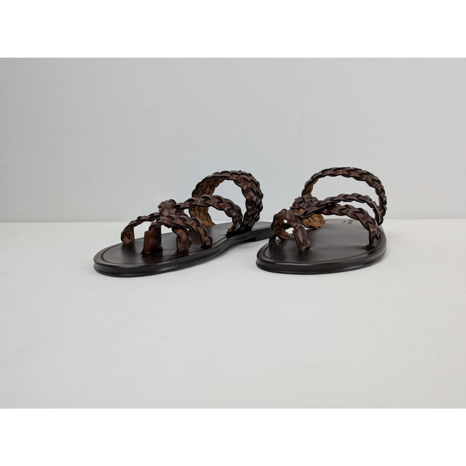 Saint Laurent Paris o1rshd1 Neil 05 Sandal Slipper slide in Dark Brown Size US 11 / EU 44 - 8 Thumbnail