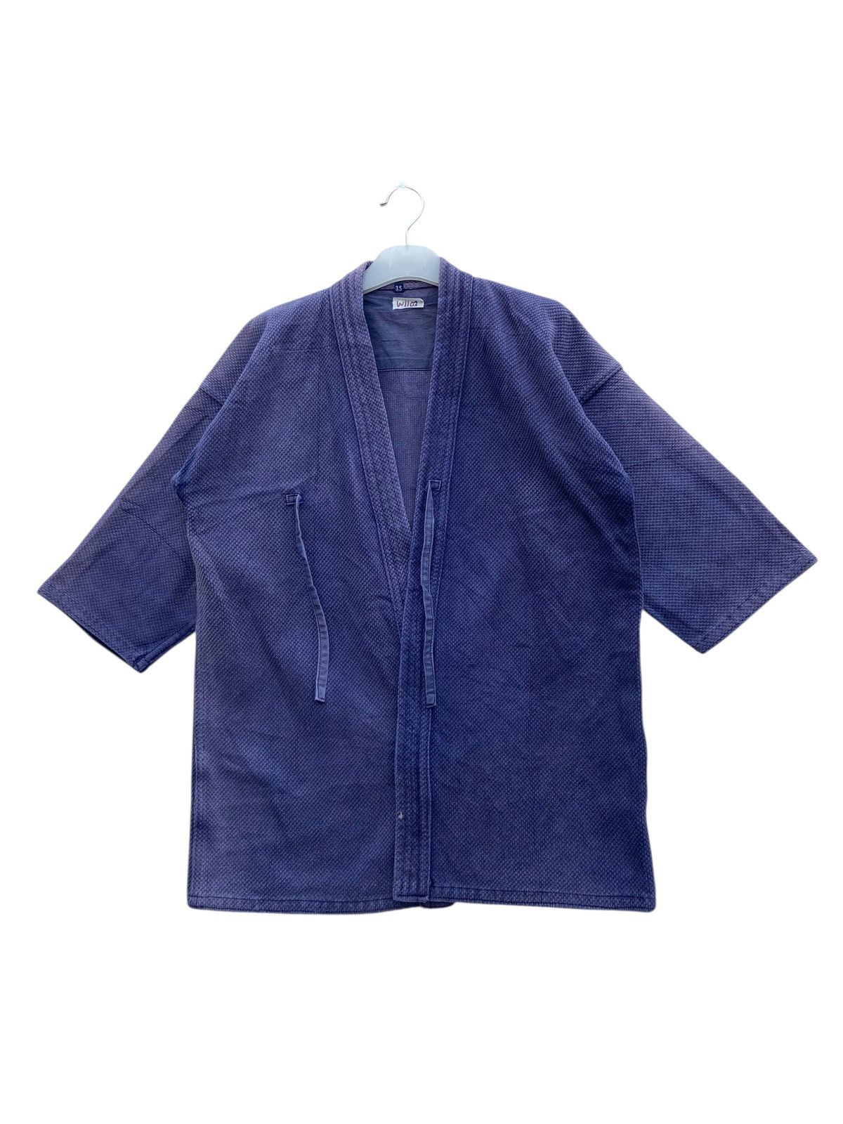 Japanese Brand Vintage Indigo dye Sanjuro Jacket Size US L / EU 52-54 / 3 - 1 Thumbnail