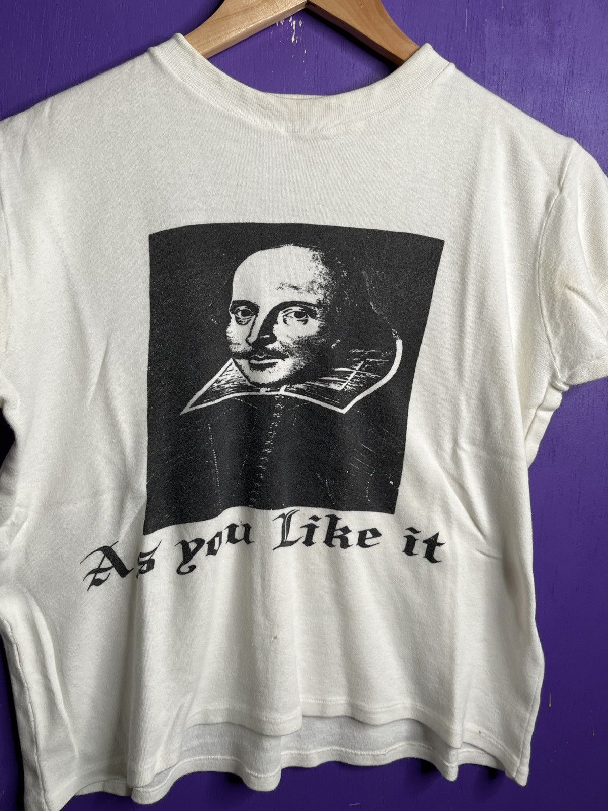 Vintage Vintage 60s Shakespeare as you like it t-shirt Size US M / EU 48-50 / 2 - 3 Thumbnail