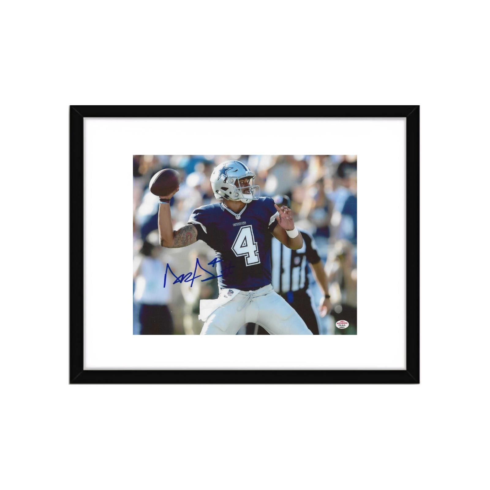 Other Dak Prescott Dallas Cowboys signed 8x10 photo PAAS COA Size ONE SIZE - 2 Thumbnail