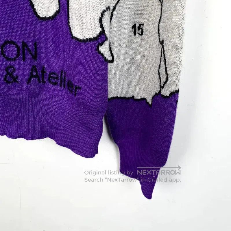 Louis Vuitton Louis Vuitton Purple Cotton Knit Sweater for Women . Size M / US 6-8 / IT 42-44 - 5 Thumbnail
