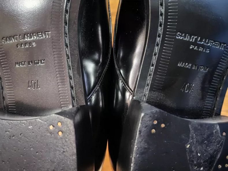 Saint Laurent Paris Saint Laurent Paris Dress Leather Shoes 2505-Nextarrow Size US 7.5 / EU 40-41 - 8 Thumbnail