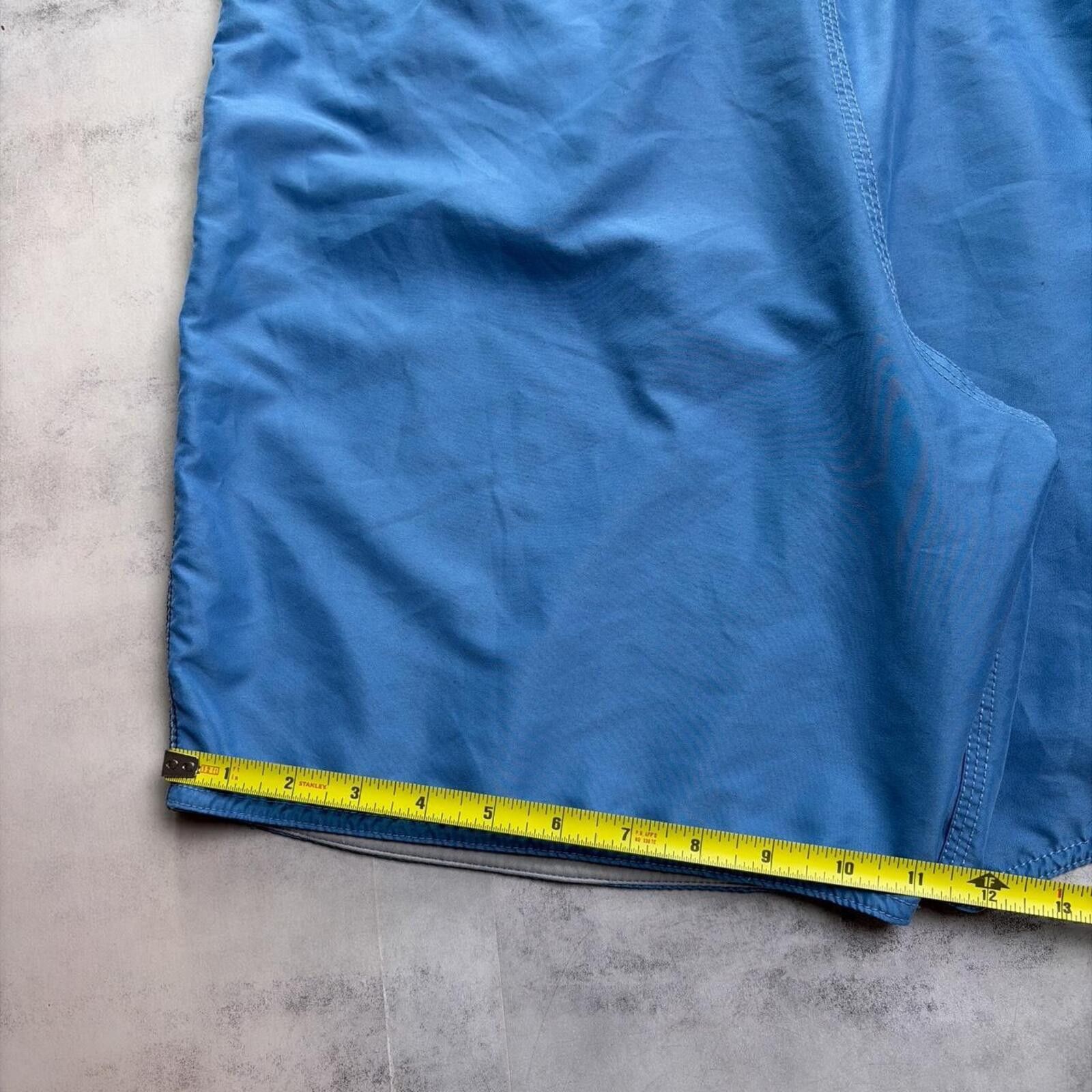 Quiksilver Y2K Light Blue Quiksilver Surf Grunge Baggy Board Shorts Size US 33 - 8 Thumbnail