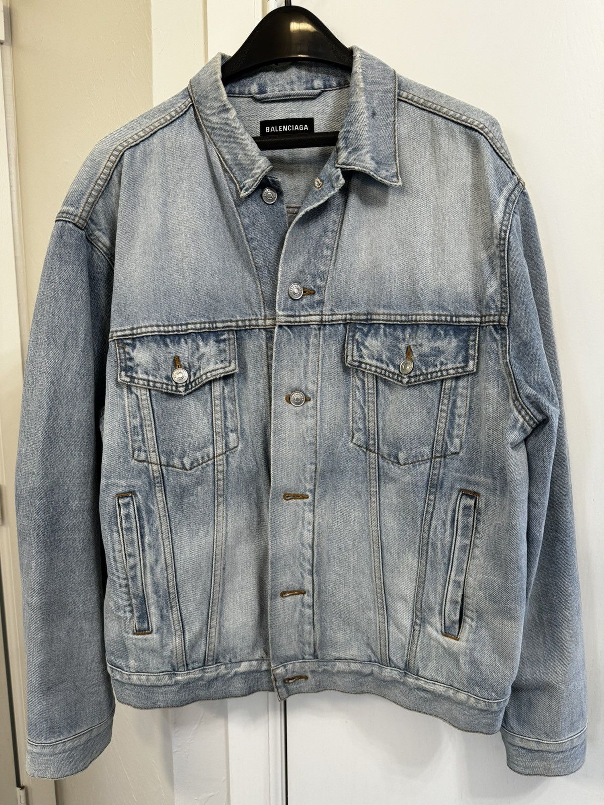 Balenciaga SS18 Balenciaga Denim Jacket | Grailed