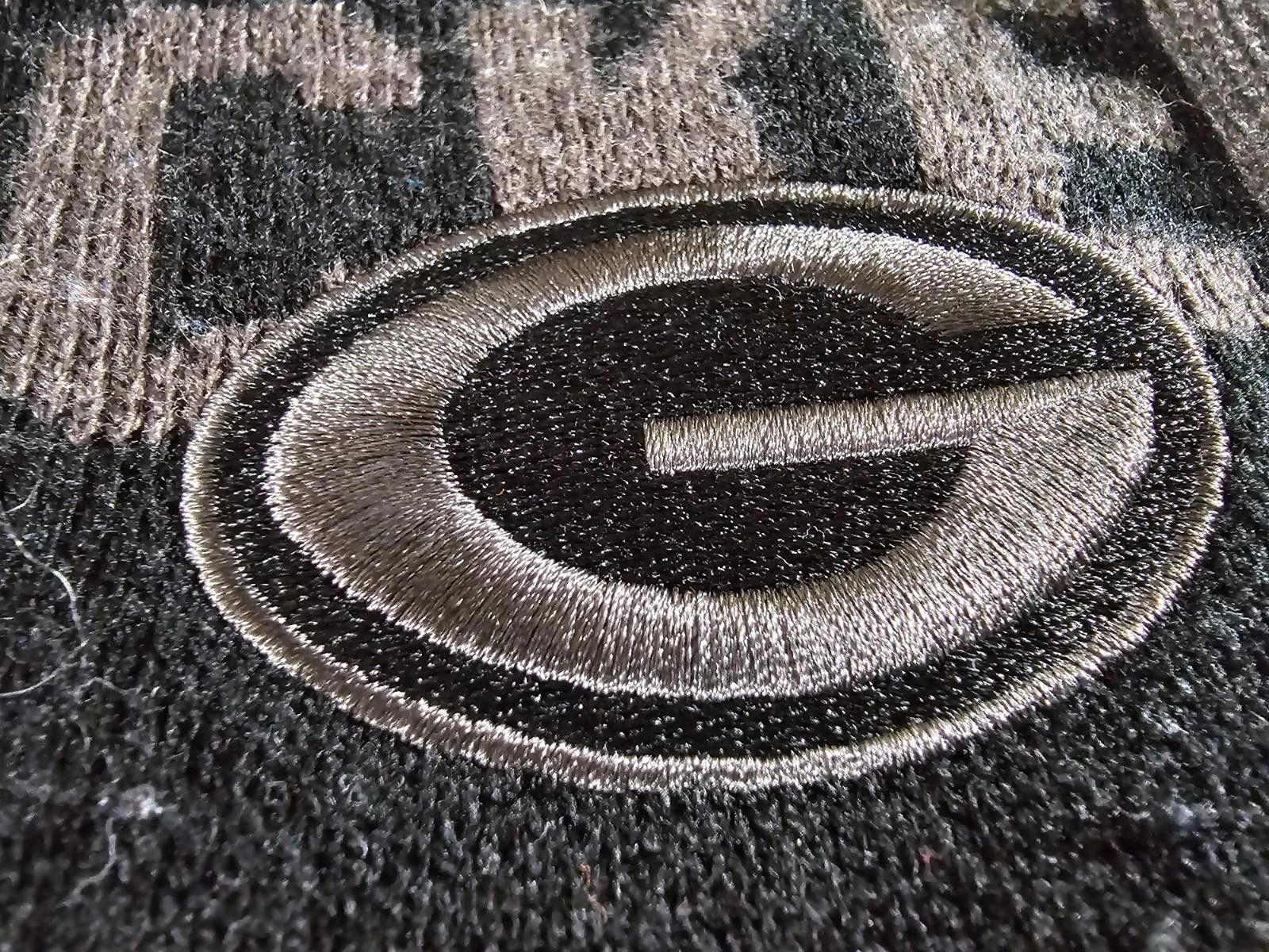 Designer Green Bay Packers Winter Beanie Hat Gray OSFA Size ONE SIZE - 2 Thumbnail