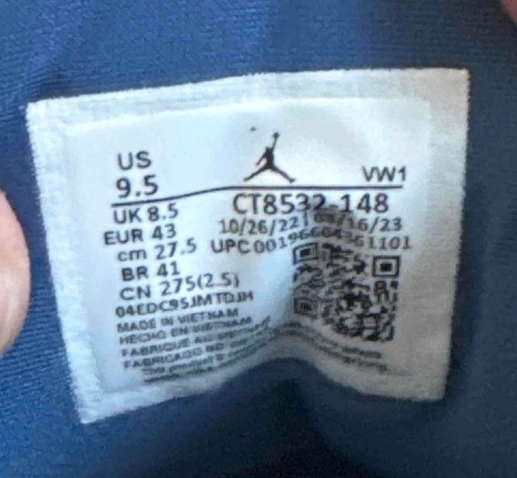 Jordan Brand Air Jordan 3 Retro 'Washington Wizards' Size US 9.5 / EU 42-43 - 6 Thumbnail
