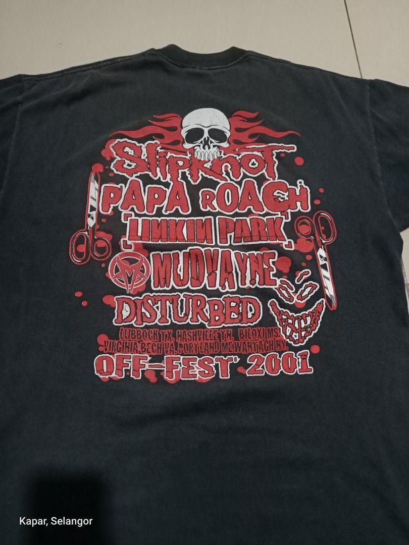Band Tees × Vintage Vintage off-fest 2001 shirt Size US L / EU 52-54 / 3 - 4 Thumbnail