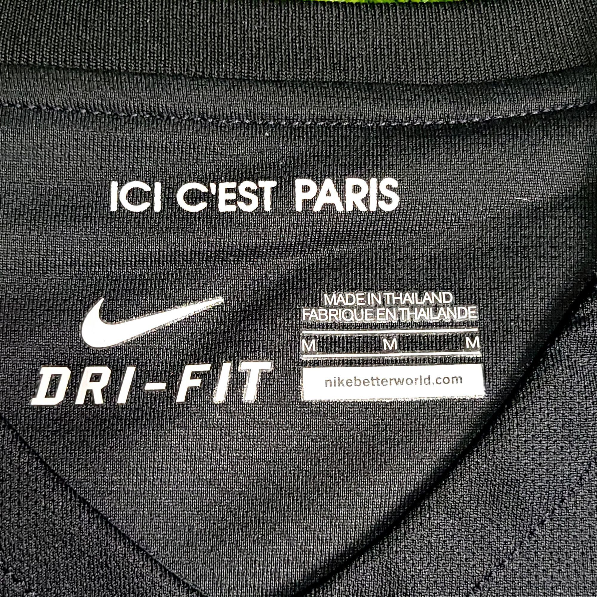 Nike Ibrahimovic PSG 2015 2016 Third UEFA Soccer Jersey M Size US M / EU 48-50 / 2 - 7 Thumbnail