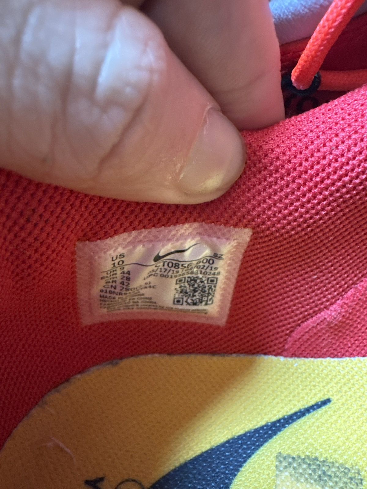 Nike × Off-White Nike x OFF WHITE Dunk Varsity Red Size US 10 / EU 43 - 7 Thumbnail