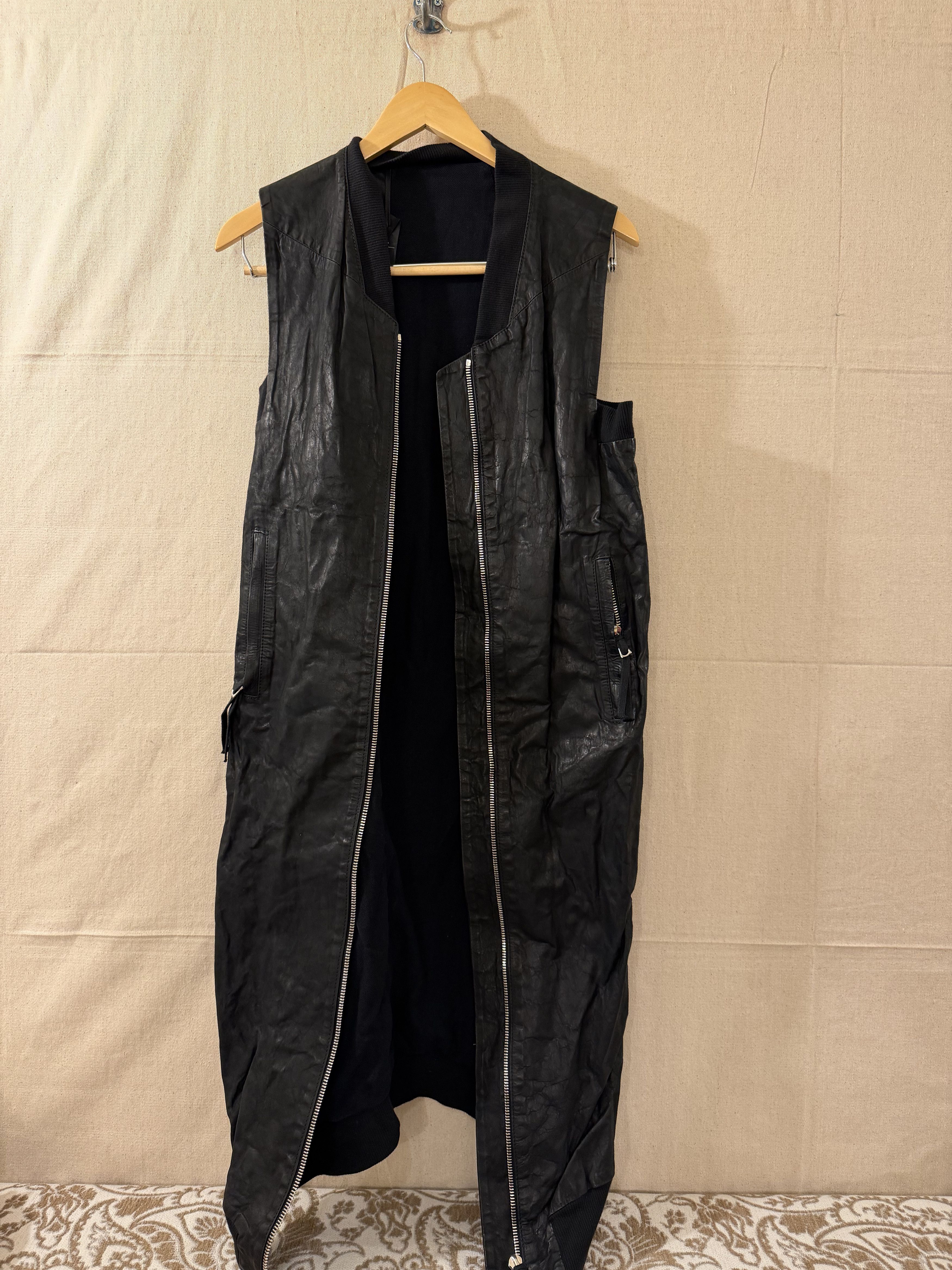 Boris Bidjan Saberi Boris Bidjan Saberi Special Order Leather Jacket Size S Size S / US 4 / IT 40 - 1 Thumbnail