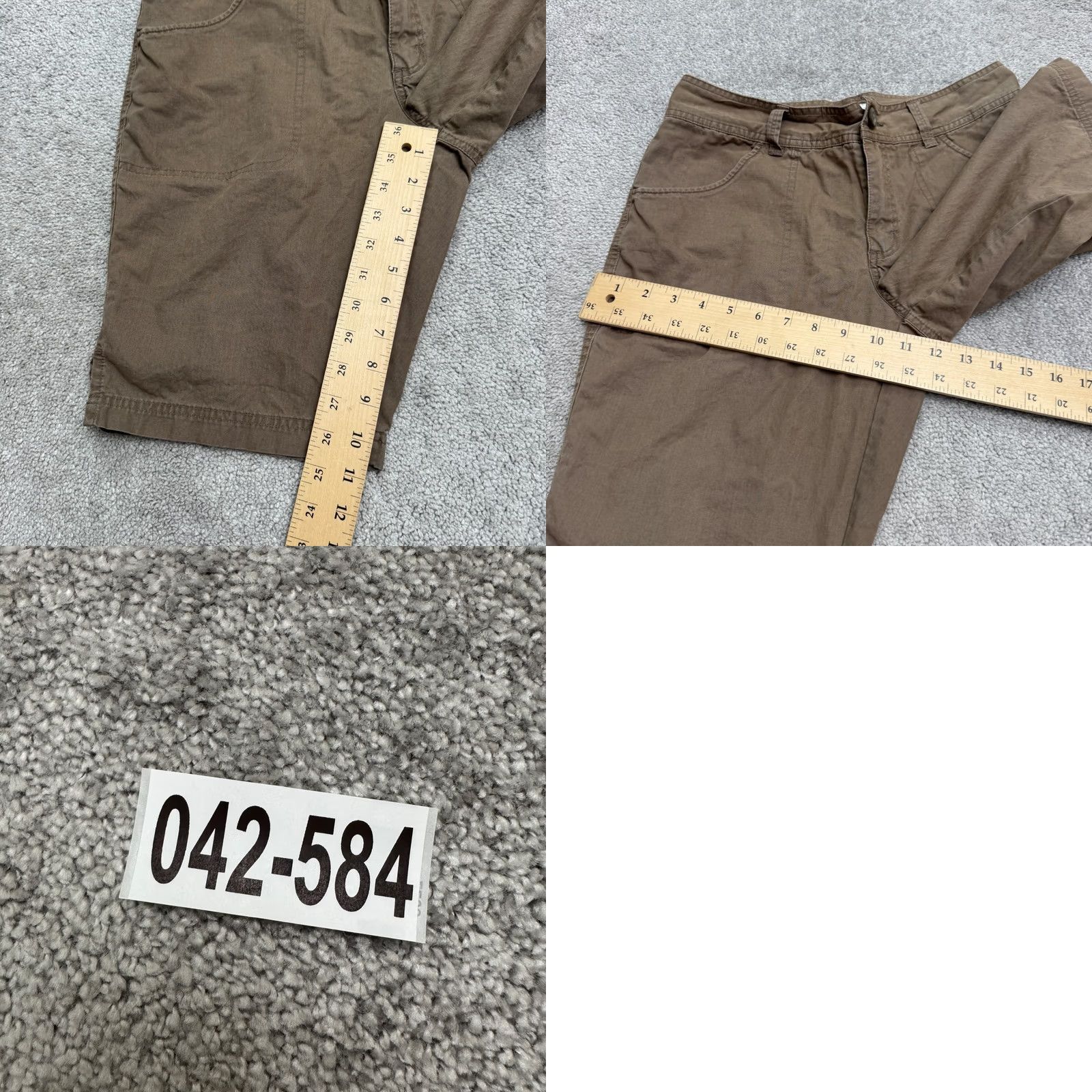 Vintage Columbia Bermuda Shorts Womens 8 Dark Brown Cotton Casual Outdoor Trail Size 30" / US 8 / IT 44 - 9 Thumbnail