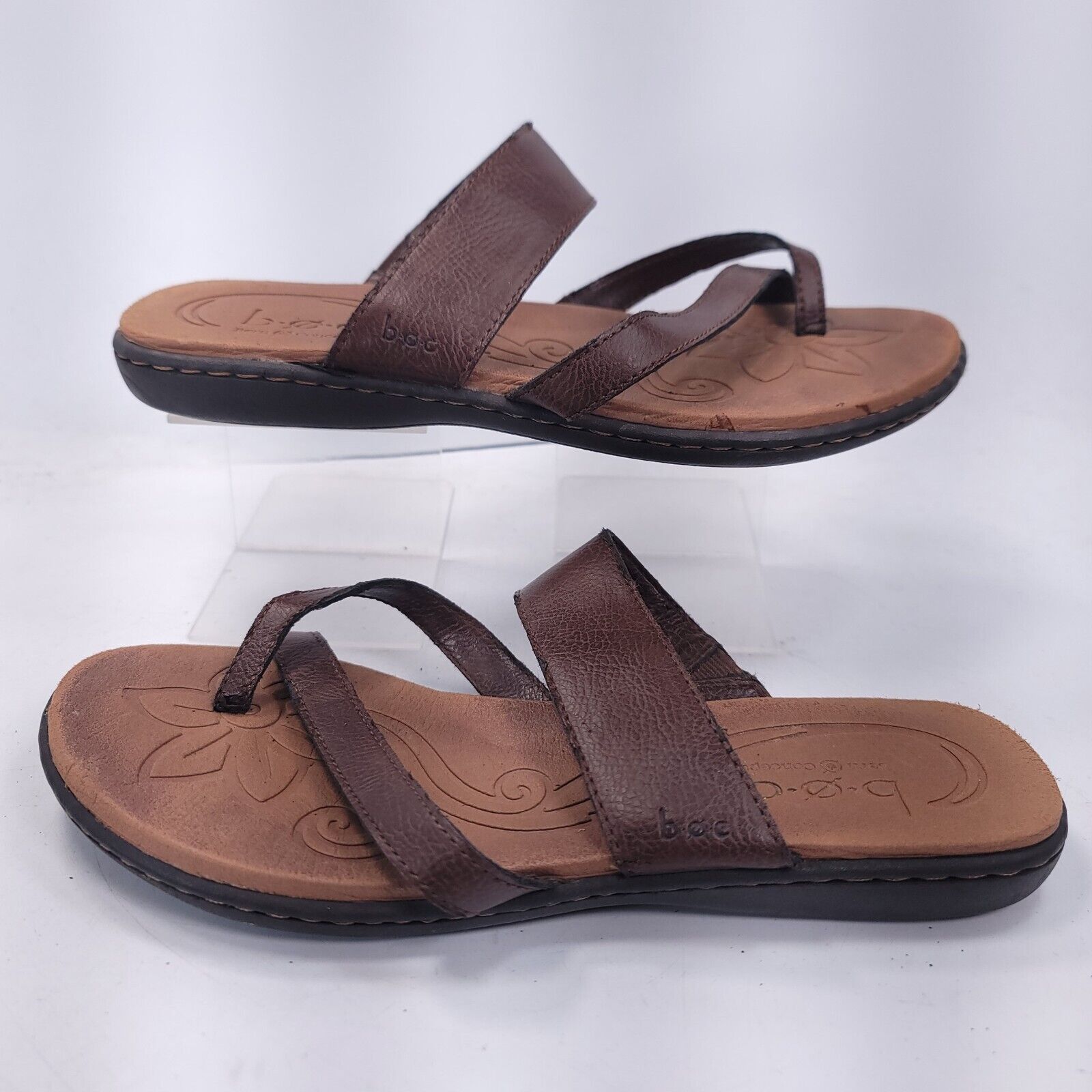 Born Born boc Leather Thong Sandal Womens Size 8 C54206 Brown Size US 8 / IT 38 - 5 Thumbnail