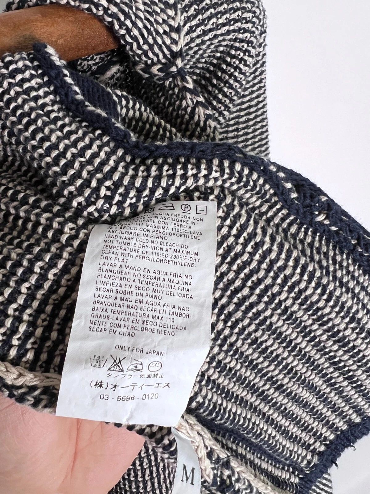 Weekend Max Mara MAX MARA Weekend Knit Blazer Jacket Blue White Striped Size M / US 6-8 / IT 42-44 - 15 Thumbnail