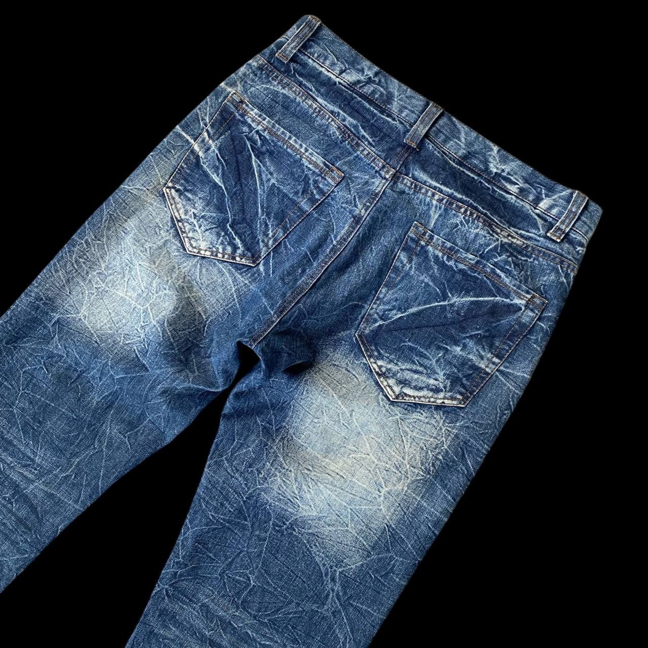 20471120 × LOWBOX × Tornado Mart LOWBOX JAPAN THUNDERSTORM WASH TIGER CLAW SCATTER CRACK MARK Size US 31 - 11 Thumbnail
