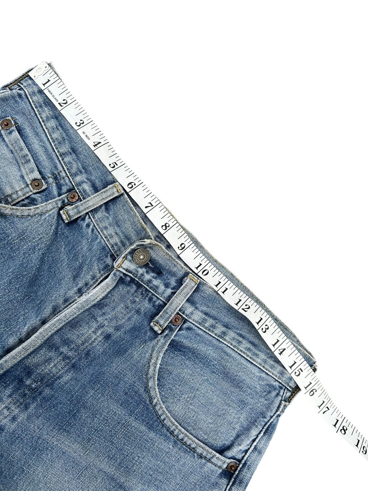 Kapital Vintage Levis Big E Selvedge Distressed Repair Denim Jeans Size US 31 - 16 Thumbnail