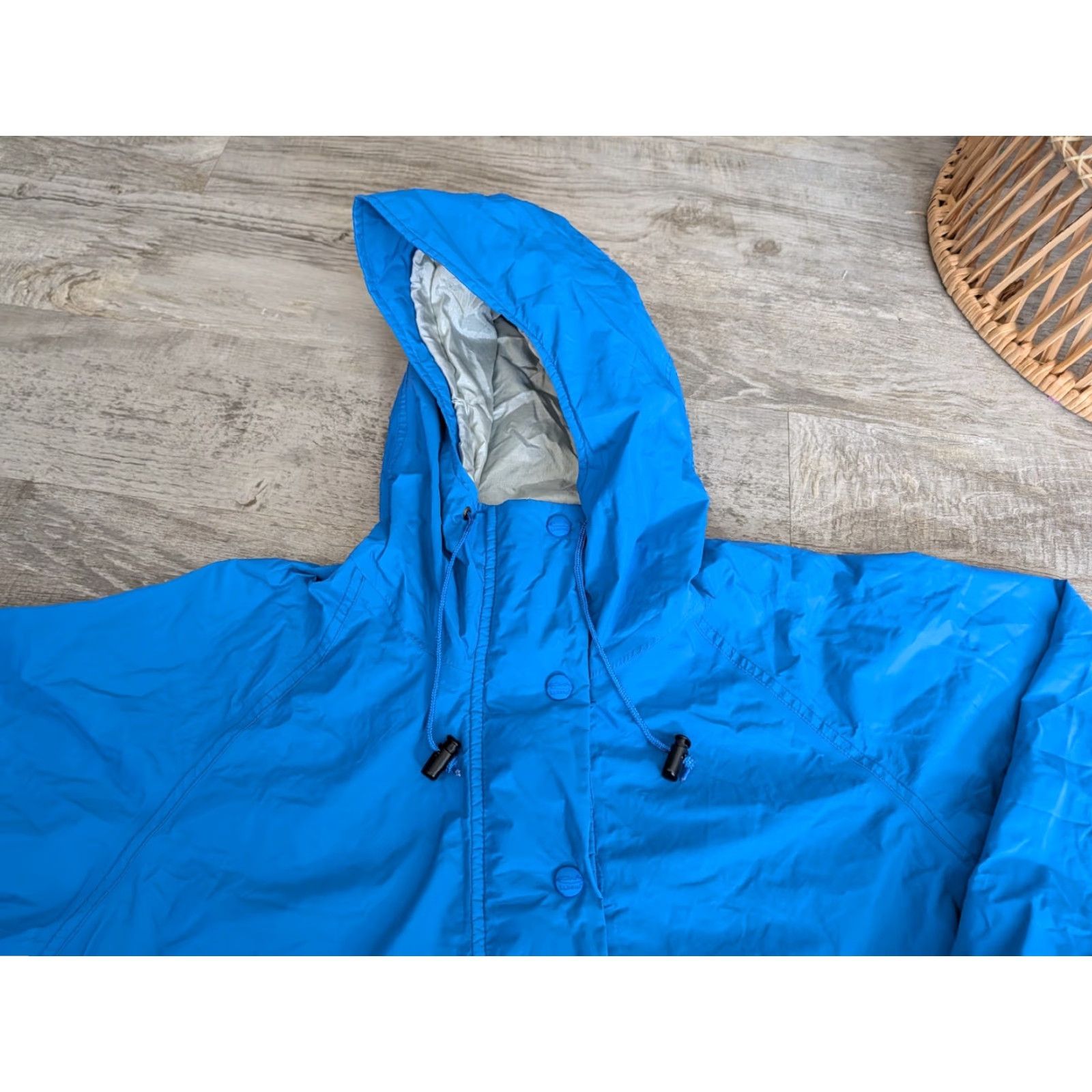 Rains VINTAGE LL Bean Gore-Tex Rain Windbreaker Parka Jacket Hooded Women S Turquoise Nylon 90s Outdoor Mens Womens? Size S / US 4 / IT 40 - 5 Thumbnail