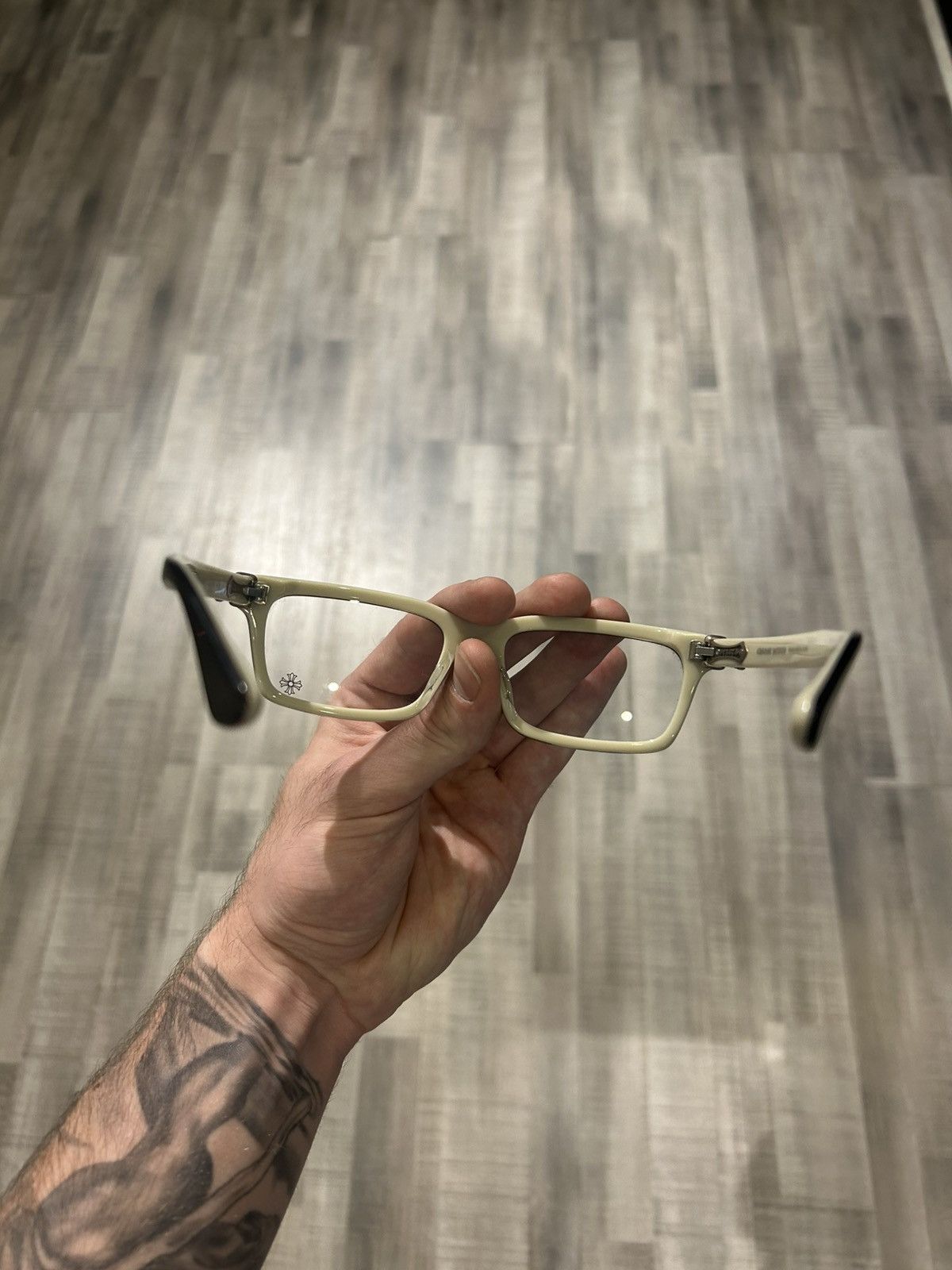 Chrome Hearts Chrome Hearts Rumpleforeskin Glasses Size ONE SIZE - 4 Thumbnail