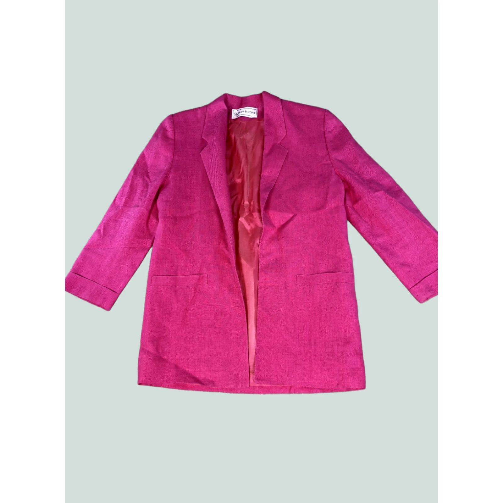 Evan Picone Evan Picone Blazer Jacket Size 4 Pink Women's Classic Career Office Pink Union D471 Size S / US 4 / IT 40 - 1 Thumbnail