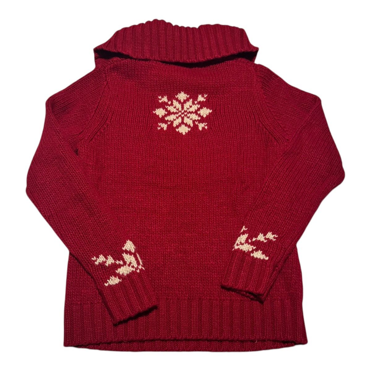 Eddie Bauer NWT Eddie Bauer Snowflake Red Sweater Women's Small Size S / US 4 / IT 40 - 3 Thumbnail